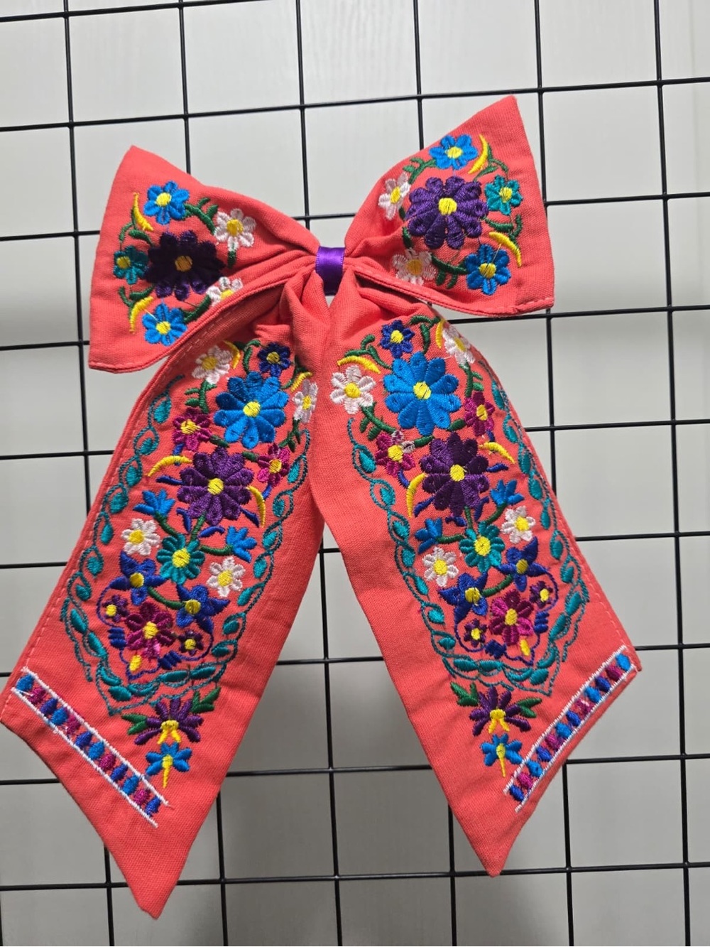 Embroidered Bow